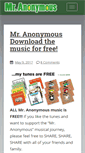 Mobile Screenshot of mranonymous.net